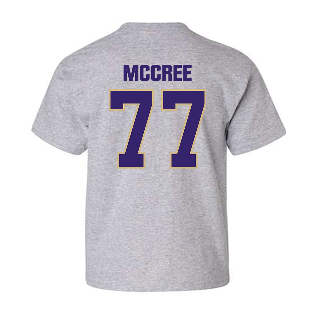 Washington - NCAA Football : Maximus McCree - Classic Shersey Youth T-Shirt-1
