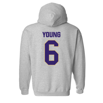 Washington - NCAA Baseball : Landon Young - Classic Shersey Hooded Sweatshirt-1