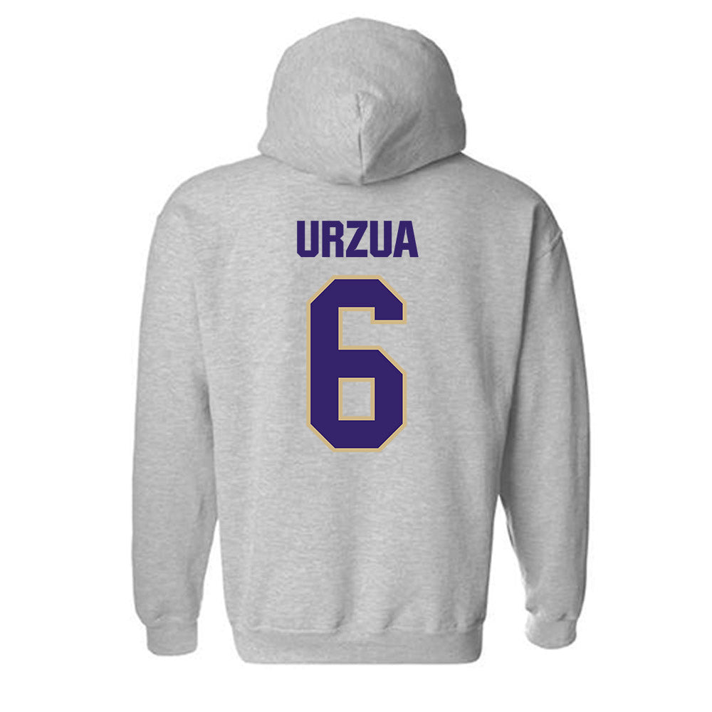 Washington - NCAA Beach Volleyball : Alina Urzua - Classic Shersey Hooded Sweatshirt-1