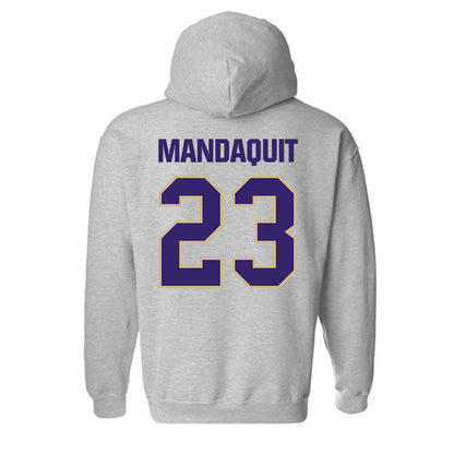 Washington - NCAA Men's Basketball : JJ Mandaquit - Classic Shersey Hooded Sweatshirt-1
