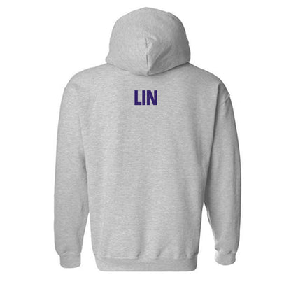 Washington - NCAA Women's Gymnastics : Kristin Lin - Classic Shersey Hooded Sweatshirt-1