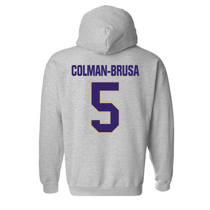 Washington - NCAA Football : Derek Colman-Brusa - Classic Shersey Hooded Sweatshirt-1