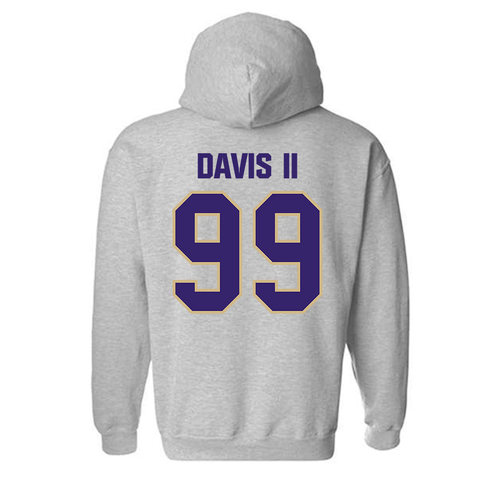 Washington - NCAA Football : Russell Davis II - Classic Shersey Hooded Sweatshirt-1