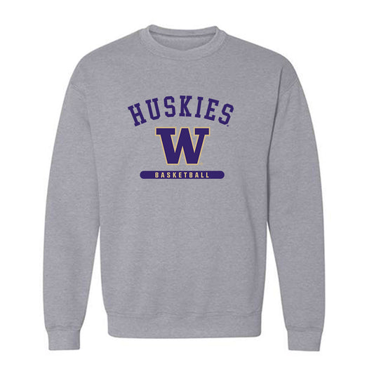 Washington - NCAA Men's Basketball : Jasir Rencher - Classic Shersey Crewneck Sweatshirt-0