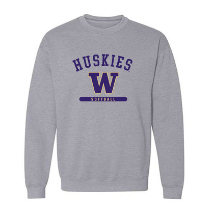 Washington - NCAA Softball : Kaycie Burdick - Classic Shersey Crewneck Sweatshirt-0