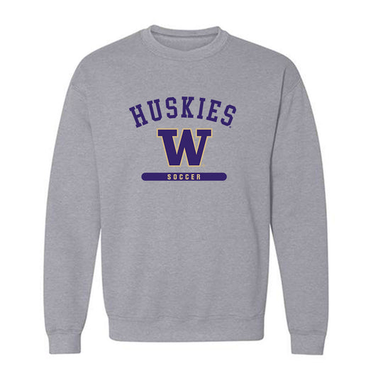Washington - NCAA Men's Soccer : Nate Chandler Chandler - Classic Shersey Crewneck Sweatshirt-0