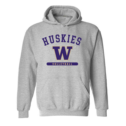 Washington - NCAA Women's Volleyball : Rian Stephan - Classic Shersey Hooded Sweatshirt-0
