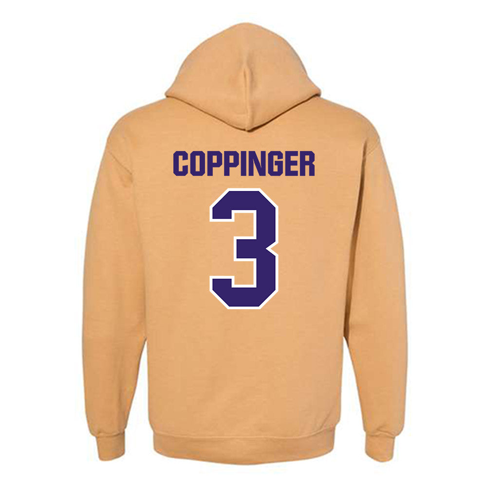 Washington - NCAA Women's Basketball : Devin Coppinger - Classic Shersey Hooded Sweatshirt-1