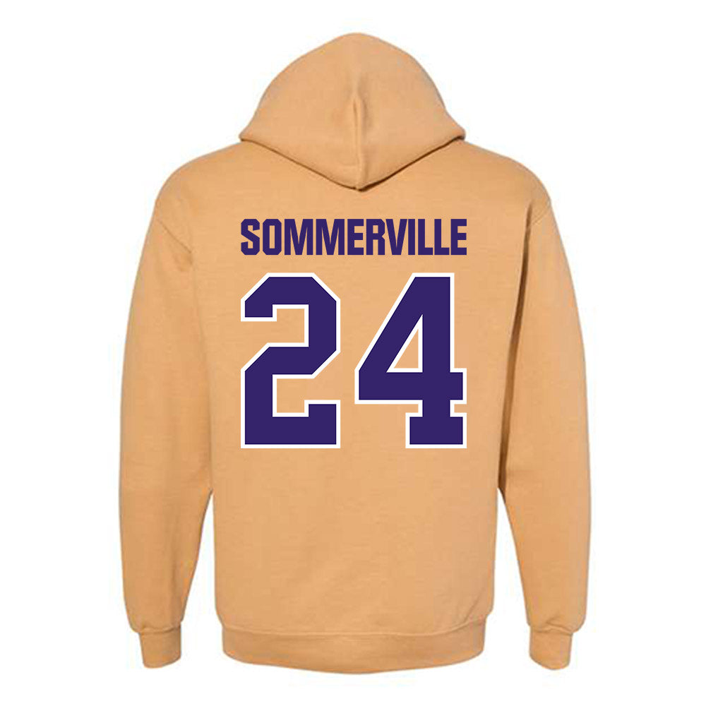 Washington - NCAA Men's Basketball : Lathan Sommerville - Classic Shersey Hooded Sweatshirt-1