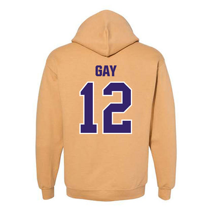 Washington - NCAA Men's Soccer : Carter Gay - Classic Shersey Hooded Sweatshirt-1