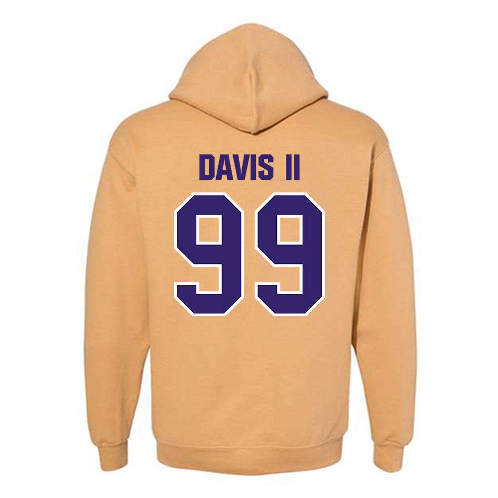 Washington - NCAA Football : Russell Davis II - Classic Shersey Hooded Sweatshirt-1