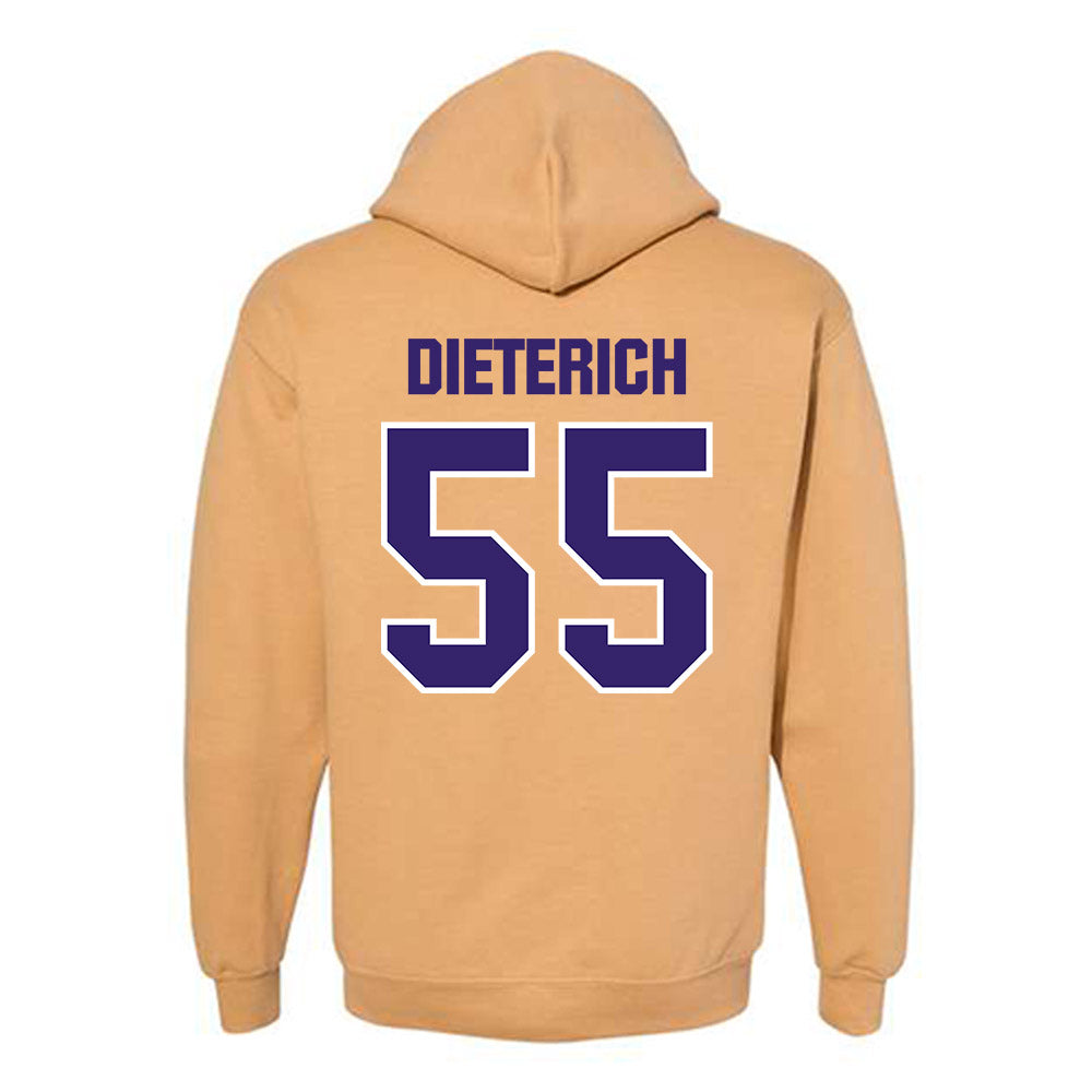 Washington - NCAA Football : Kolt Dieterich - Classic Shersey Hooded Sweatshirt-1