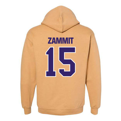 Washington - NCAA Football : Derek Zammit - Classic Shersey Hooded Sweatshirt-1