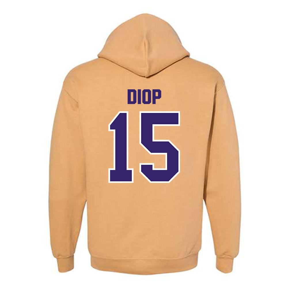 Washington - NCAA Men's Soccer : Mani Diop - Classic Shersey Hooded Sweatshirt-1