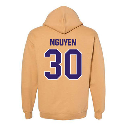 Washington - NCAA Women's Soccer : Avery Nguyen - Classic Shersey Hooded Sweatshirt-1
