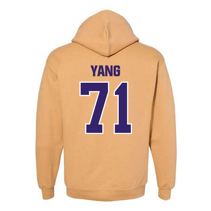 Washington - NCAA Football : Ah Deong Yang - Classic Shersey Hooded Sweatshirt-1