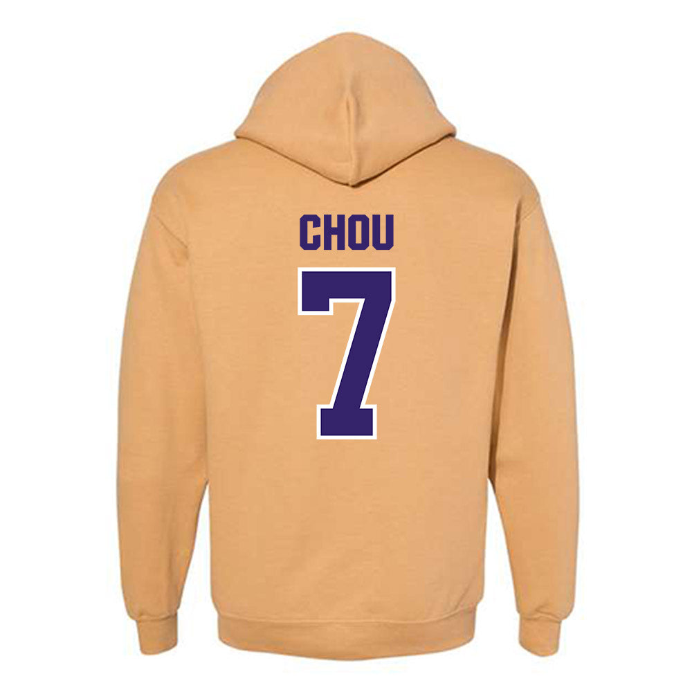 Washington - NCAA Women's Soccer : ANGELICA Chou - Classic Shersey Hooded Sweatshirt-1