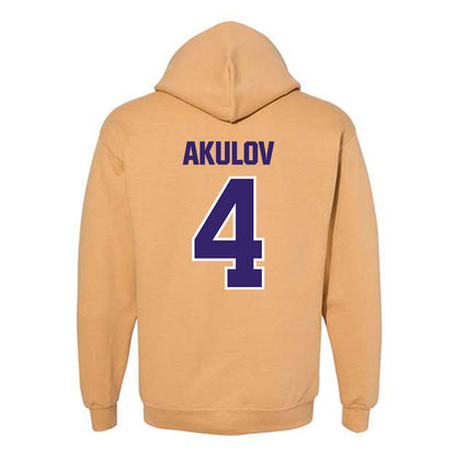 Washington - NCAA Men's Soccer : Egor Akulov - Classic Shersey Hooded Sweatshirt-1