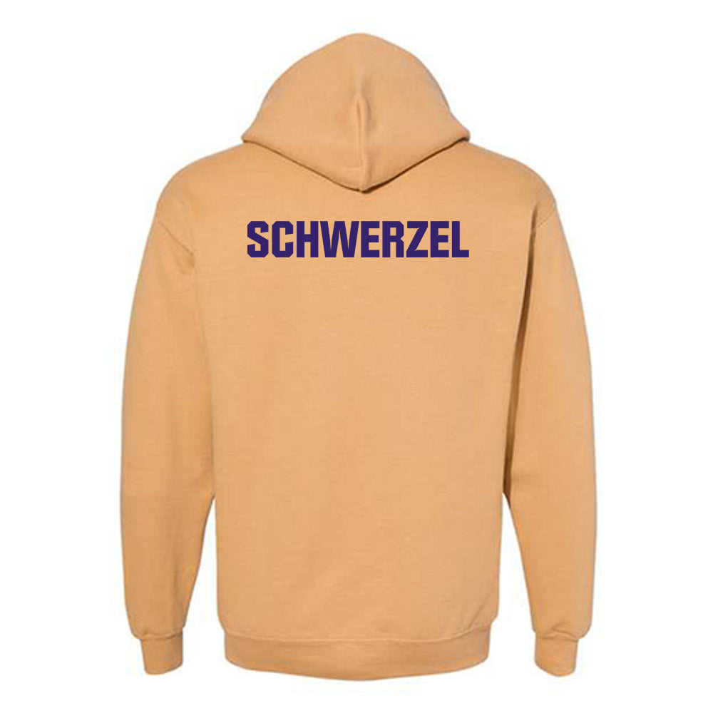 Washington - NCAA Football : David Schwerzel - Classic Shersey Hooded Sweatshirt-1