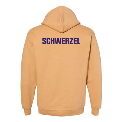 Washington - NCAA Football : David Schwerzel - Classic Shersey Hooded Sweatshirt-1