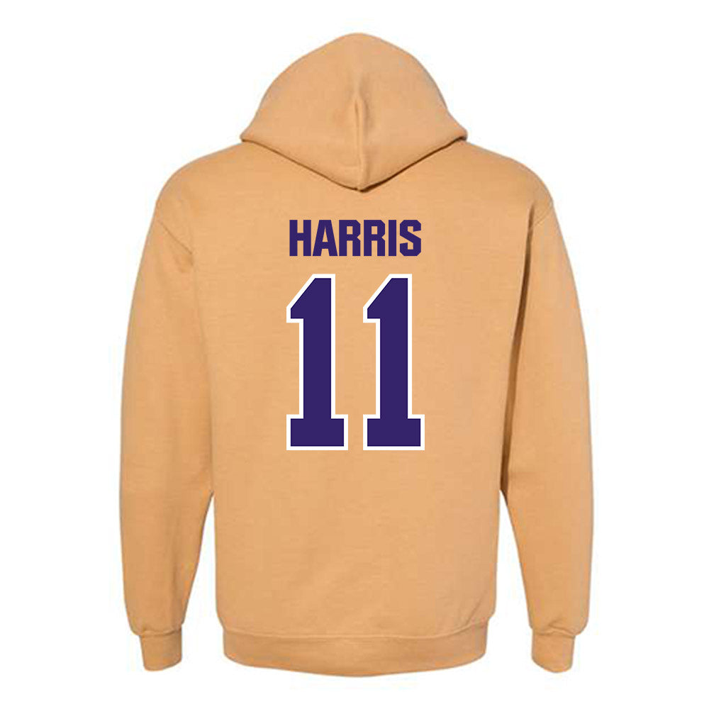 Washington - NCAA Football : Marcus Harris - Classic Shersey Hooded Sweatshirt-1