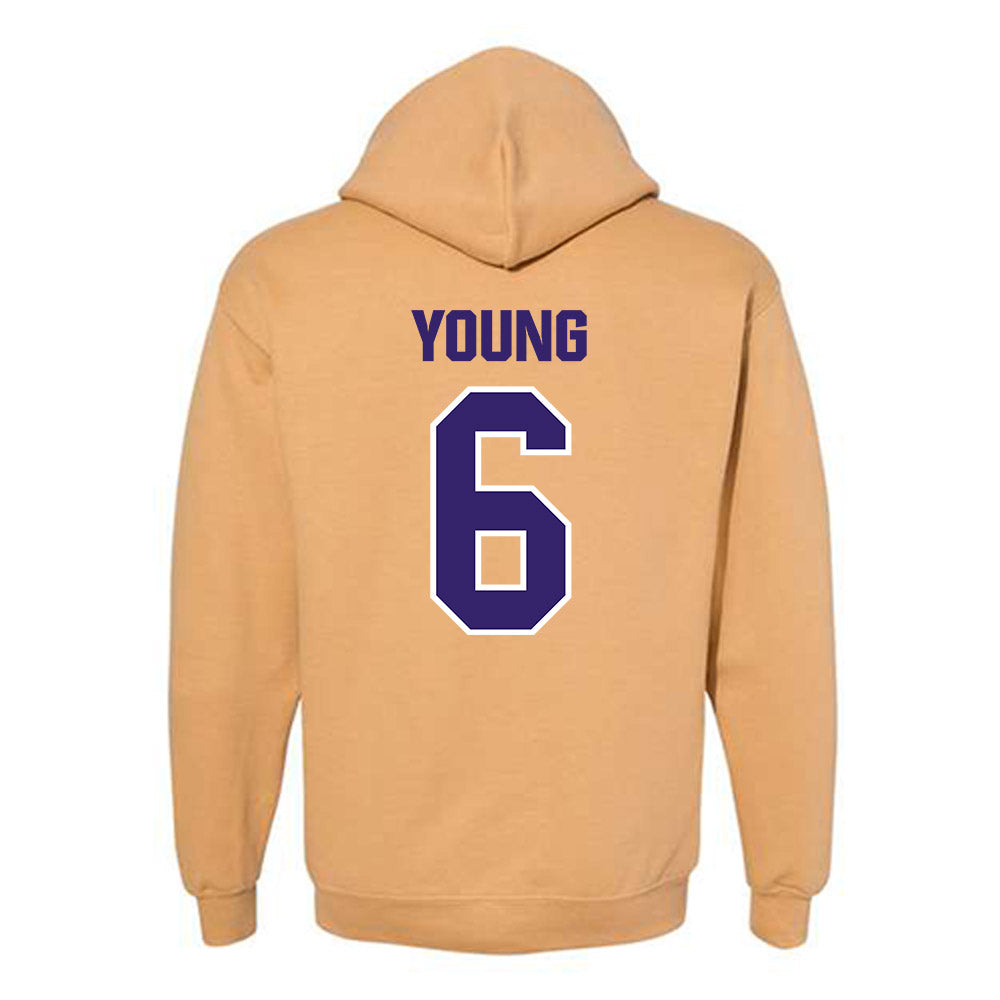 Washington - NCAA Baseball : Landon Young - Classic Shersey Hooded Sweatshirt-1