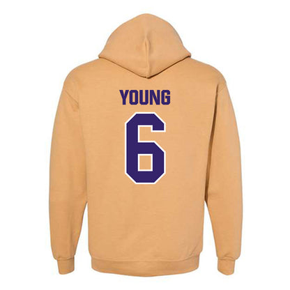 Washington - NCAA Baseball : Landon Young - Classic Shersey Hooded Sweatshirt-1