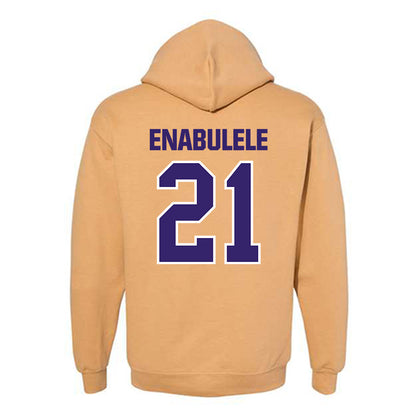Washington - NCAA Men's Soccer : Osato Enabulele - Classic Shersey Hooded Sweatshirt-1