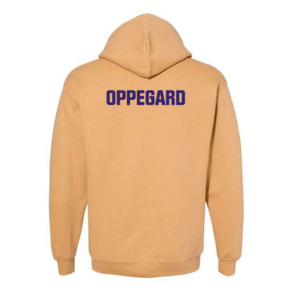 Washington - NCAA Women's Gymnastics : Olivia Oppegard - Classic Shersey Hooded Sweatshirt-1
