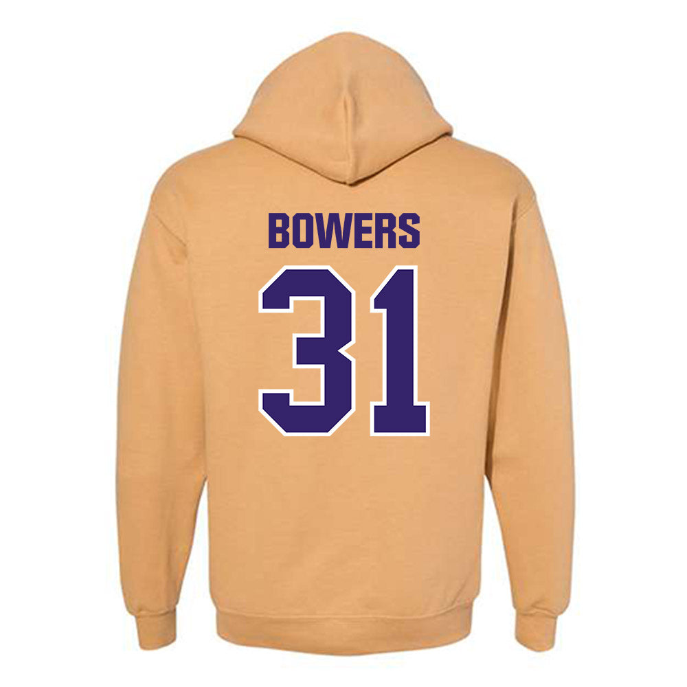 Washington - NCAA Men's Soccer : Brecken Bowers - Classic Shersey Hooded Sweatshirt-1