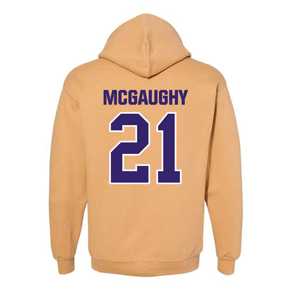 Washington - NCAA Women's Basketball : Brynn McGaughy - Classic Shersey Hooded Sweatshirt-1