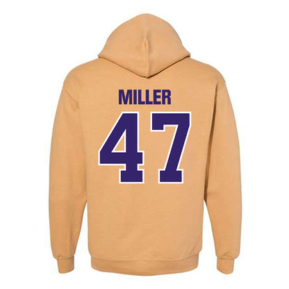 Washington - NCAA Baseball : Jay Miller - Classic Shersey Hooded Sweatshirt-1