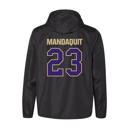 Washington - NCAA Men's Basketball : JJ Mandaquit - Windbreaker-1