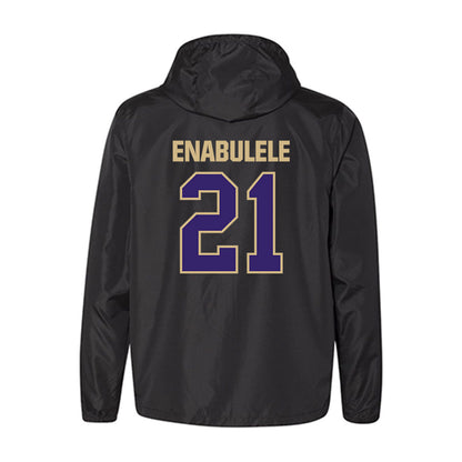 Washington - NCAA Men's Soccer : Osato Enabulele - Windbreaker-1