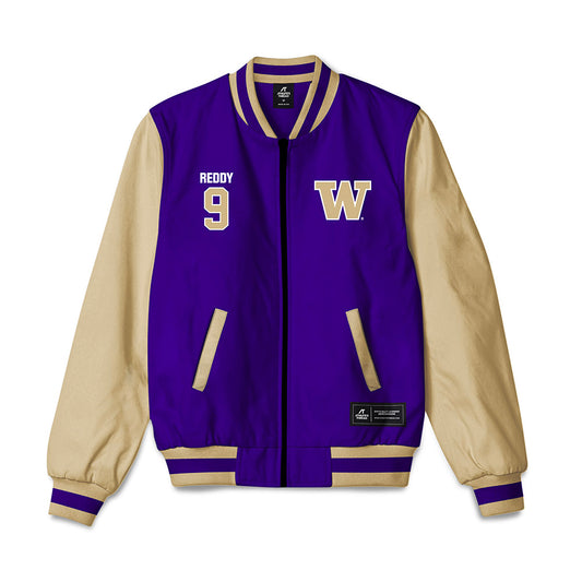 Washington - NCAA Softball : Mila Reddy - Bomber Jacket-0