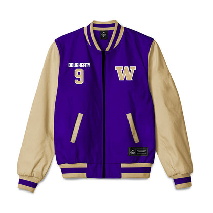 Washington - NCAA Baseball : Aidan Dougherty - Bomber Jacket-0