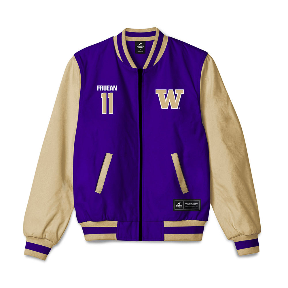 Washington - NCAA Football : Ramzak Fruean - Bomber Jacket-0