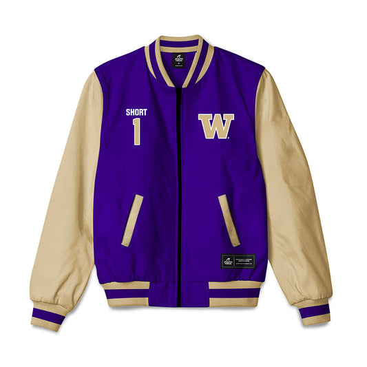 Washington - NCAA Men's Soccer : Stockton Short - Bomber Jacket-0