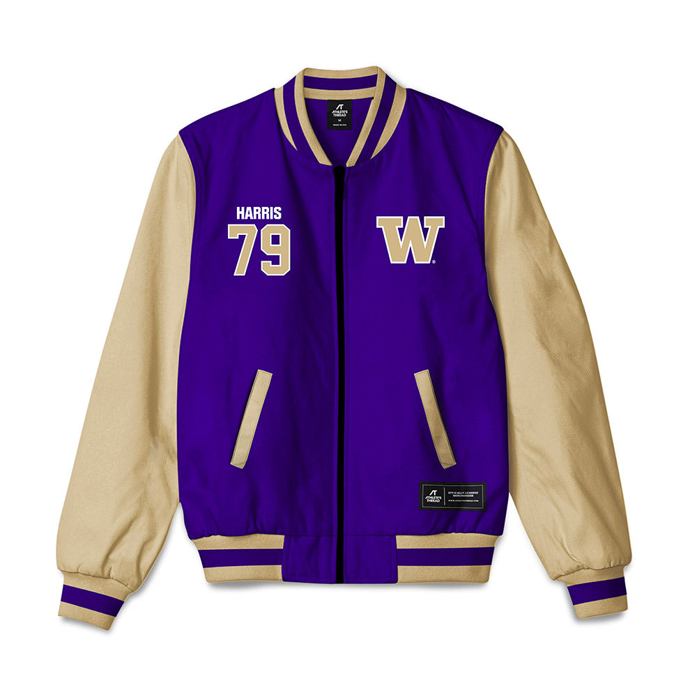 Washington - NCAA Football : Dominic Harris - Bomber Jacket-0