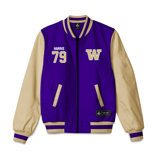 Washington - NCAA Football : Dominic Harris - Bomber Jacket-0
