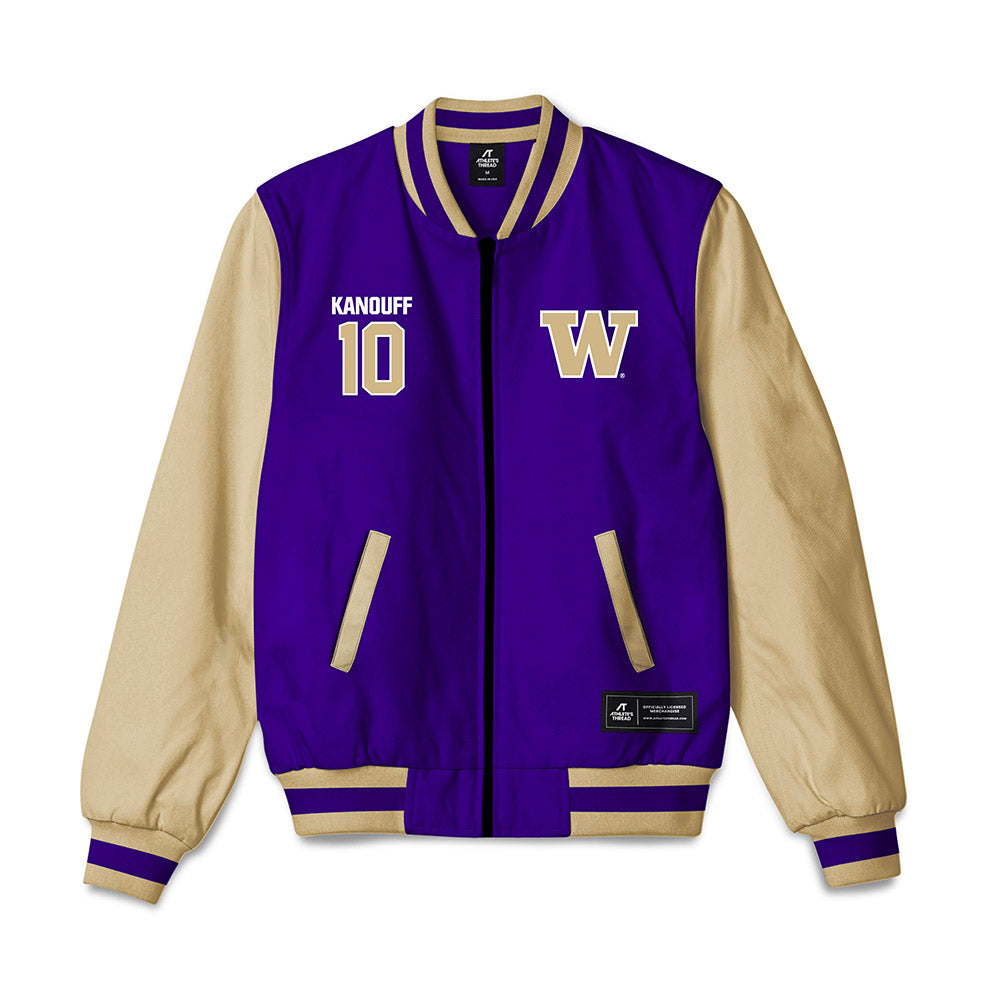 Washington - NCAA Women's Volleyball : Addie Kanouff - Bomber Jacket-0