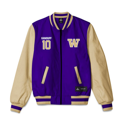 Washington - NCAA Women's Volleyball : Addie Kanouff - Bomber Jacket-0