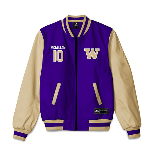 Washington - NCAA Football : Treston McMillan - Bomber Jacket-0