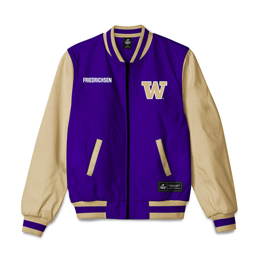 Washington - NCAA Men's Basketball : Parker Friedrichsen - Bomber Jacket-0