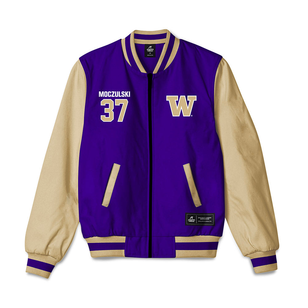 Washington - NCAA Football : Ethan Moczulski - Bomber Jacket-0