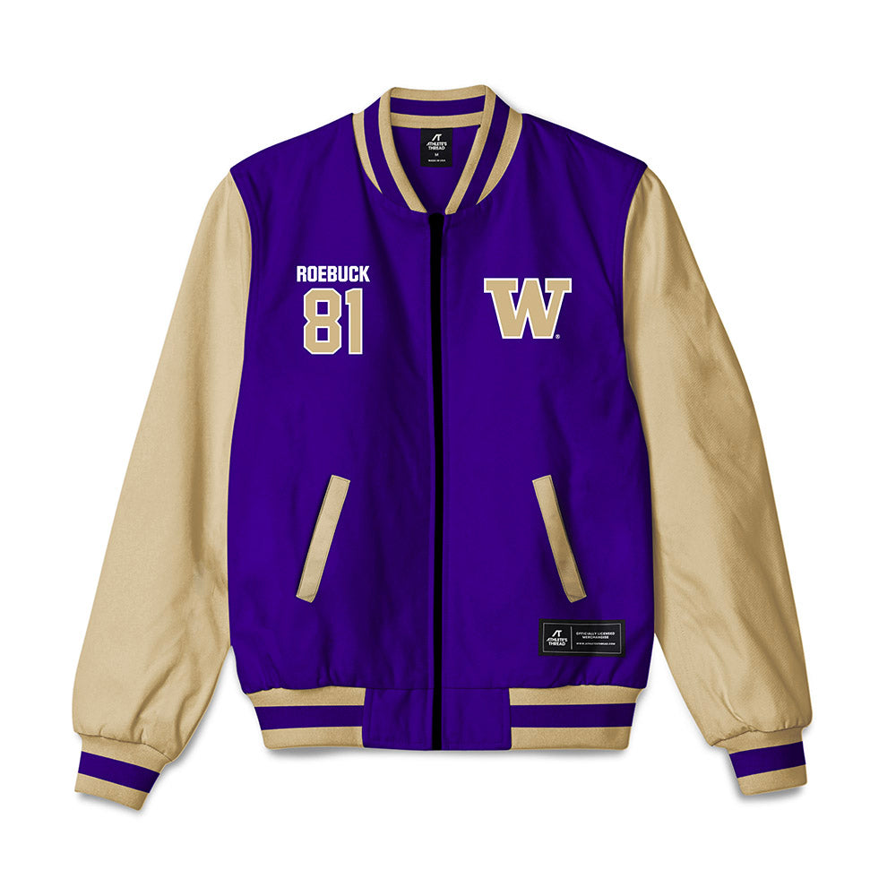 Washington - NCAA Football : Dezmen Roebuck - Bomber Jacket-0