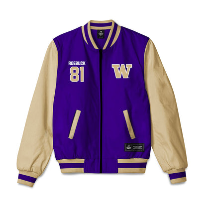 Washington - NCAA Football : Dezmen Roebuck - Bomber Jacket-0