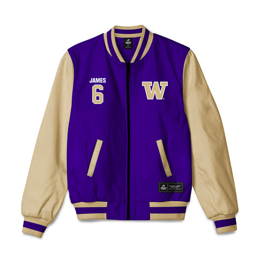 Washington - NCAA Football : Mason James - Bomber Jacket-0