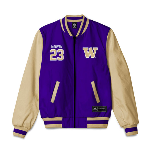 Washington - NCAA Women's Volleyball : Kaitlyn Nguyen - Bomber Jacket-0
