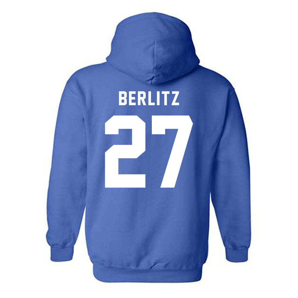 CCSU - NCAA Football : Derek Berlitz - Hooded Sweatshirt-1